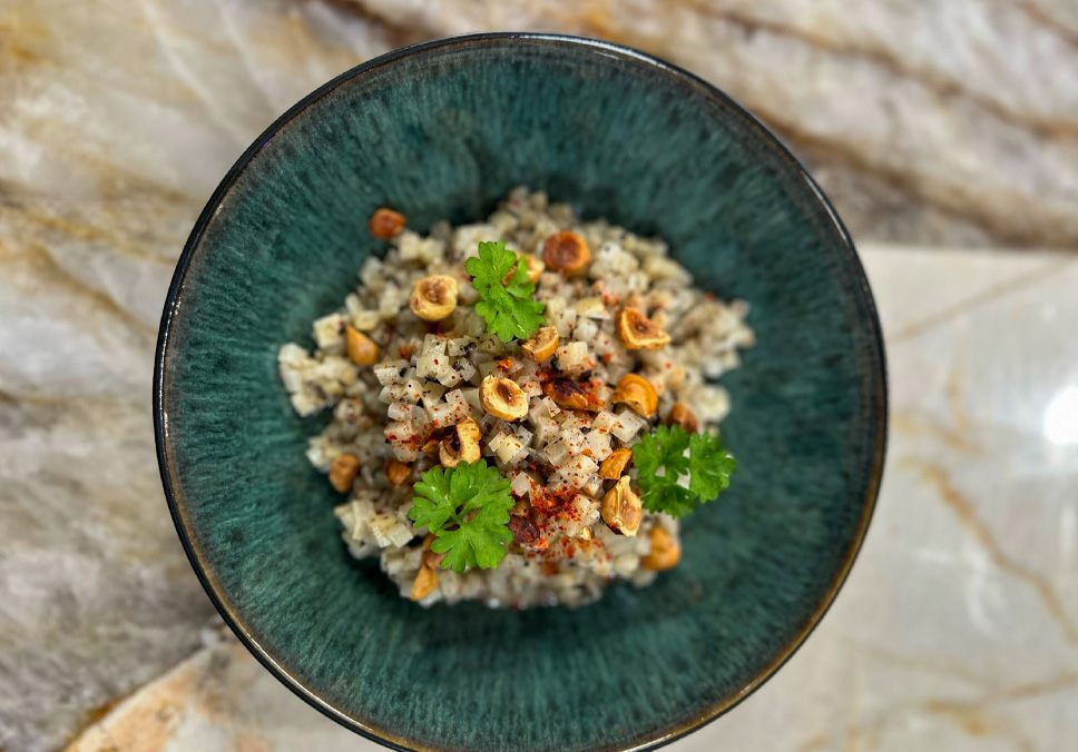 Tous en cuisine du 04/01 : Risotto de céleri au fromage de brebis et truffe noire