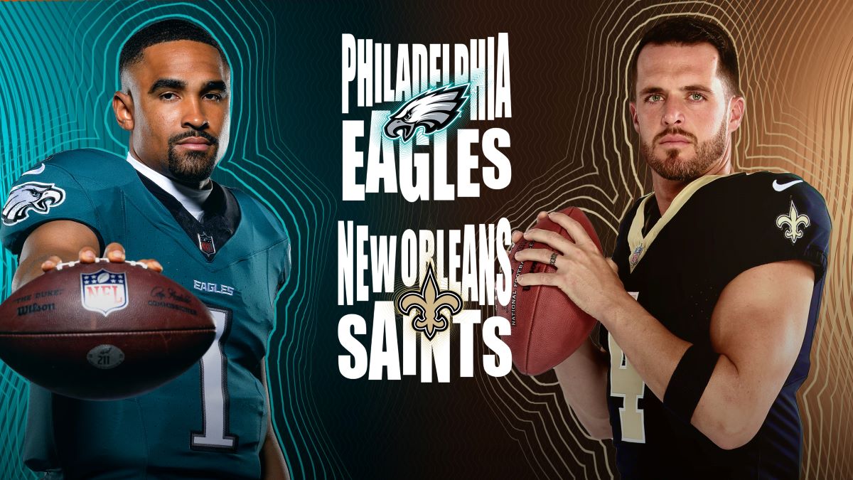 NFL eagles vs saints