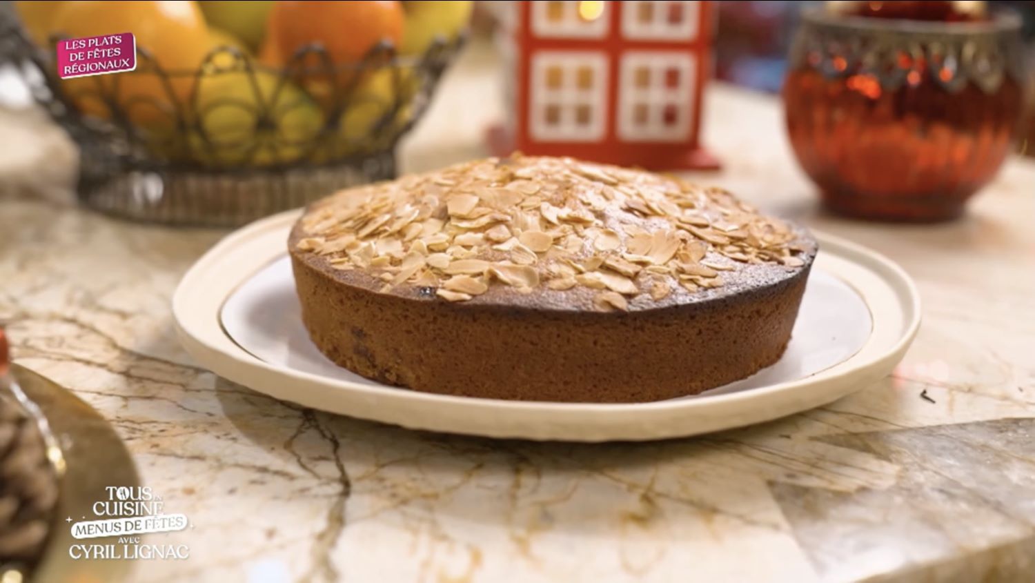 Gâteau amandes cerise noire