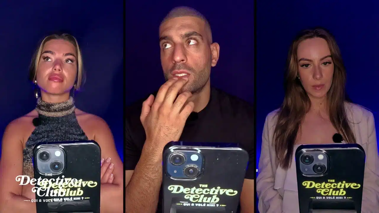 Loanne, Nasser et Katell en danger lors de l'accusation dans The Detective Club du 27 juin
