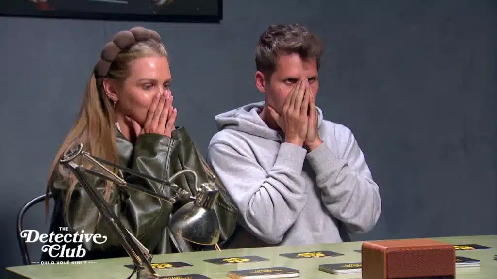 Adixia et Benoît envoyés en salle d'interrogatoire par les voleurs pour tenter de remporter un indice