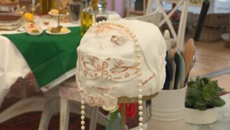La recette de gâteau “Le masque verità” de Pascale pour l’épreuve créative du Meilleur Pâtissier (émission 3)