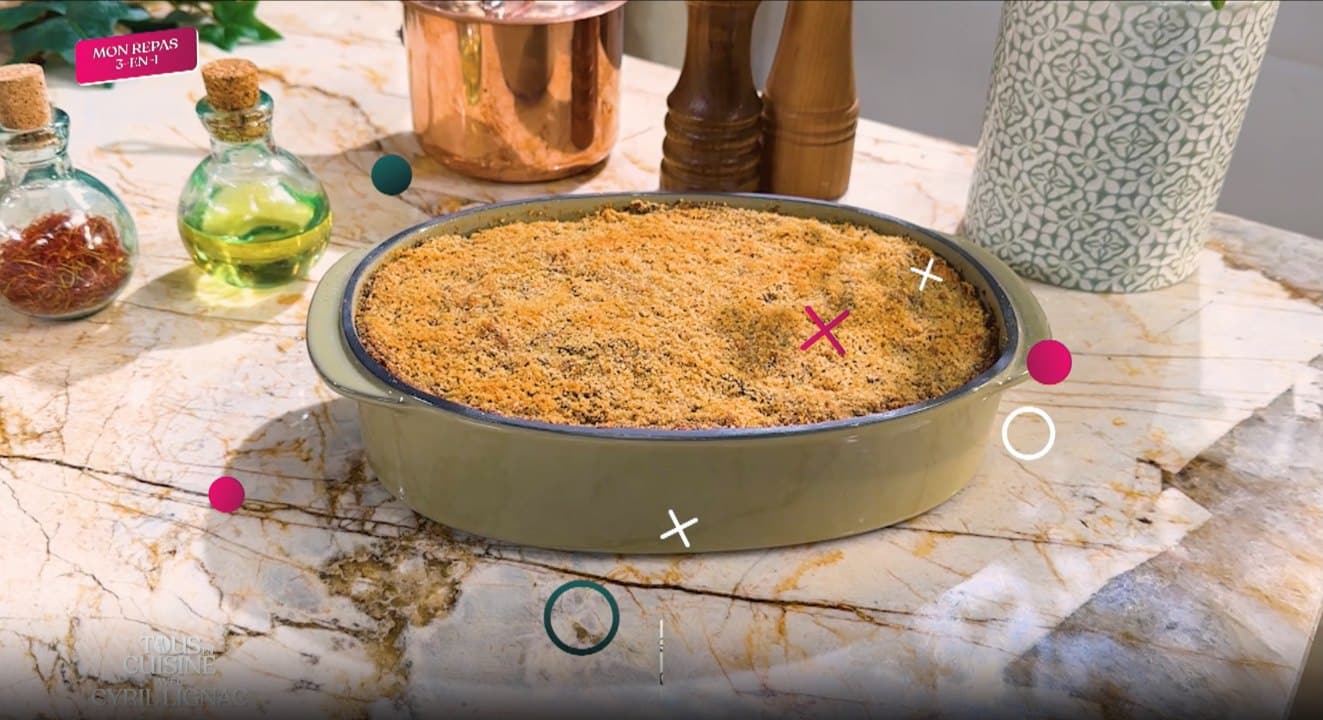 Recette Tous en cuisine Cyril Lignac Parmentier de Pot-au-feu