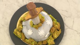 Recette originale de gâteau “Légende du Roi Arthur” de Camille pour l’épreuve créative du Meilleur Pâtissier (épisode 6)