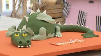 La recette de gâteau “Le dragon du Pontusval” de Victoria pour l’épreuve créative du Meilleur Pâtissier 2025 (émission 6)