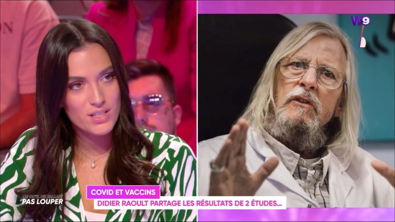 Shana Loustau introduit le tweet de Didier Raoult sur le Covid et le Cancer dans TBT9 du 7 octobre