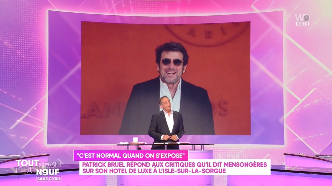TBT9 réactions face aux critiques hôtel de luxe de Patrick Bruel