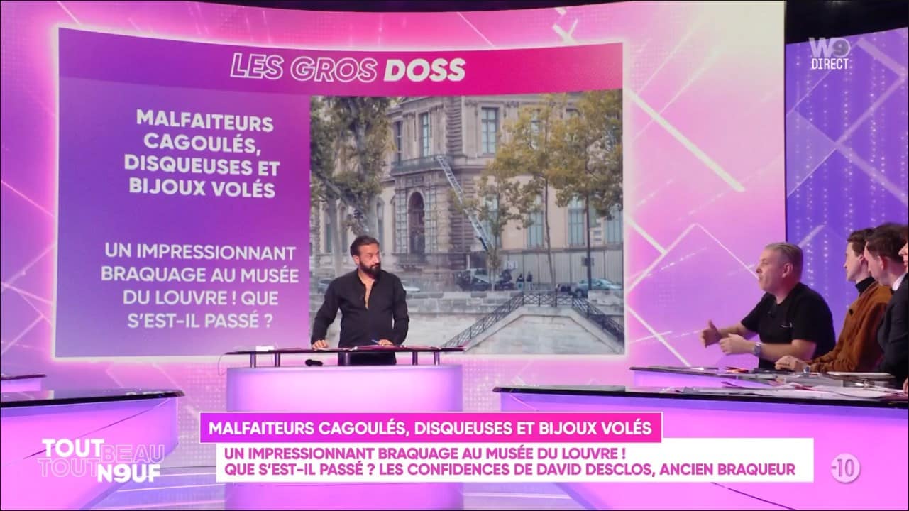 Un ancien braqueur analyse le vol du Louvre du 19 octobre sur TBT9