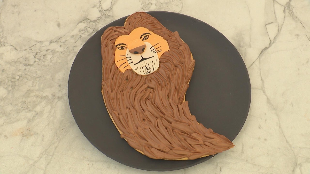 Gâteau lion mufasa