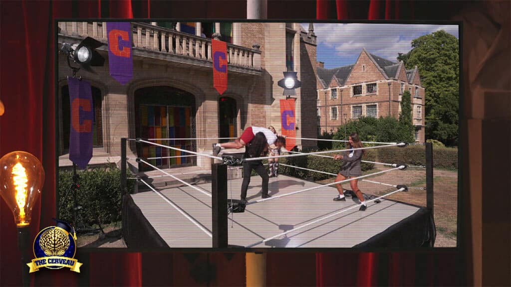 Fabrice affronte Vérificateur catcheur de The Cerveau du 19 novembre