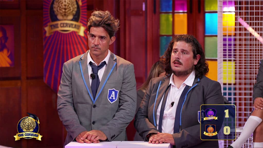 Le duo Jean-Pascal et Louison ouvre cette épreuve de The Cerveau