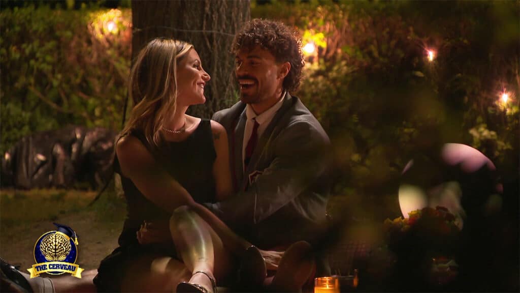 Nadège et Alexandre s'embrassent dans The Cerveau du 27 novembre