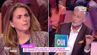« Je ne veux pas vivre dans un monde où on sépare les hommes et les femmes » : Valérie Bénaïm s’oppose à Gilles Verdez dans TBT9