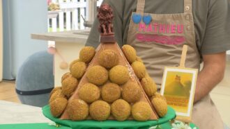 Le gâteau “Lion de Waterloo” de Mathieu pour l’épreuve créative du Meilleur Pâtissier 2025 (recette complète)