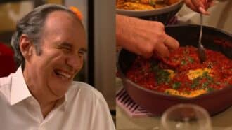 La recette de Chakchouka de Xavier Niel dans RDV chez Cyril Lignac du 27 novembre (M6)