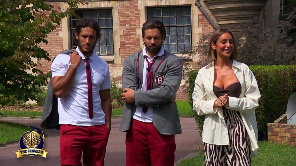 Enzo, Samy et Mélanie ORL forment une équipe dans The Cerveau du 30 décembre