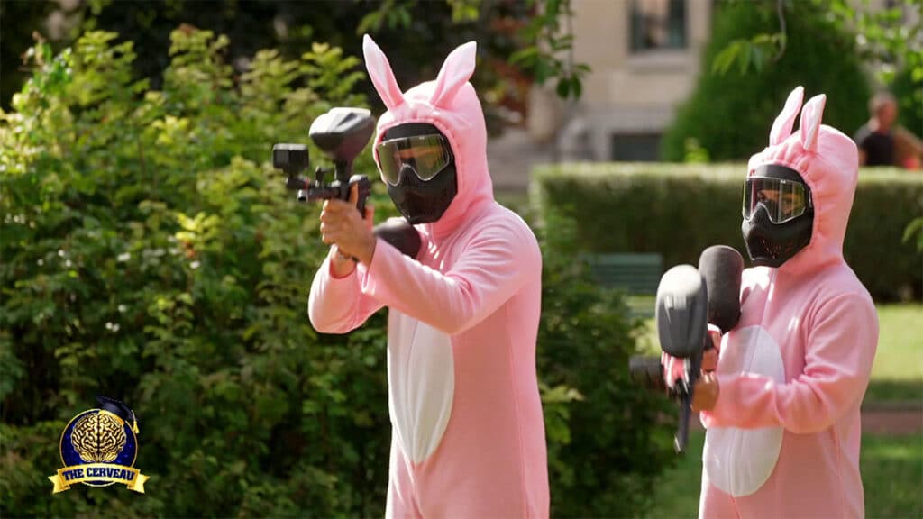Nouvelle épreuve en binôme de The Cerveau avec Vérificateur de Paintball