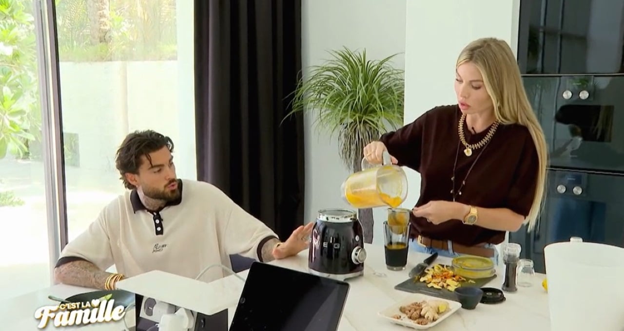 Thibault Garcia et Jessica Thivenin dans C'est la Famille saison 7