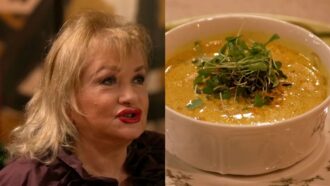 La recette de dinde au curry de Catherine Jacob dans “RDV chez Cyril Lignac” du 11 décembre (M6)