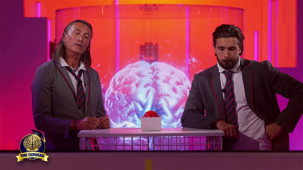 Duel éliminatoire entre Fabrice et Enzo dans The Cerveau du 7 janvier