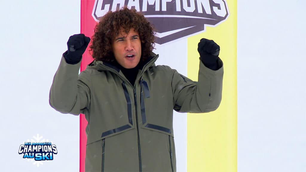 Laurent Maistret animateur des Apprentis Champions au ski W9