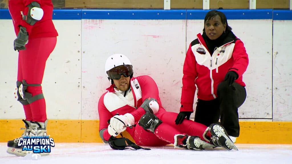 Paul se blesse lors de l'épreuve collective des Apprentis Champions au ski du 27 janvier