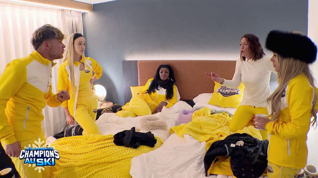 Robin se met toute son équipe à dos avant la cérémonie d'élimination dans Les Apprentis Champions au ski du 28 janvier