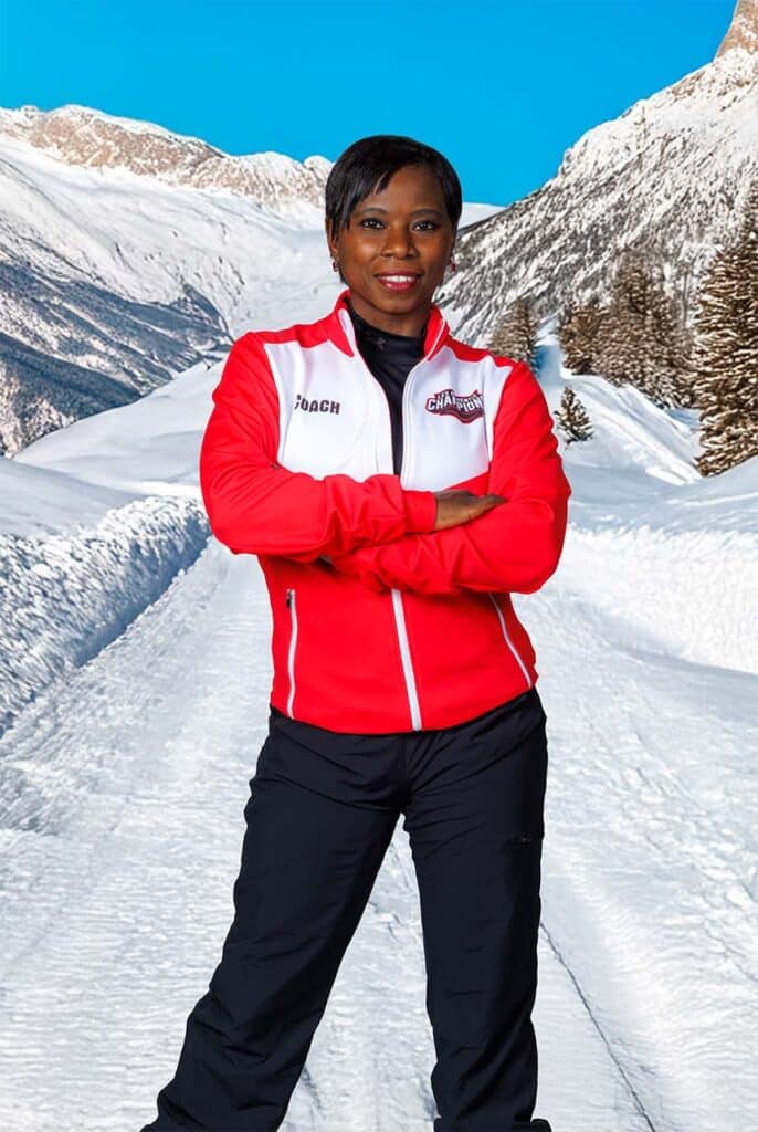 Surya Bonaly Les Apprentis Champions au ski