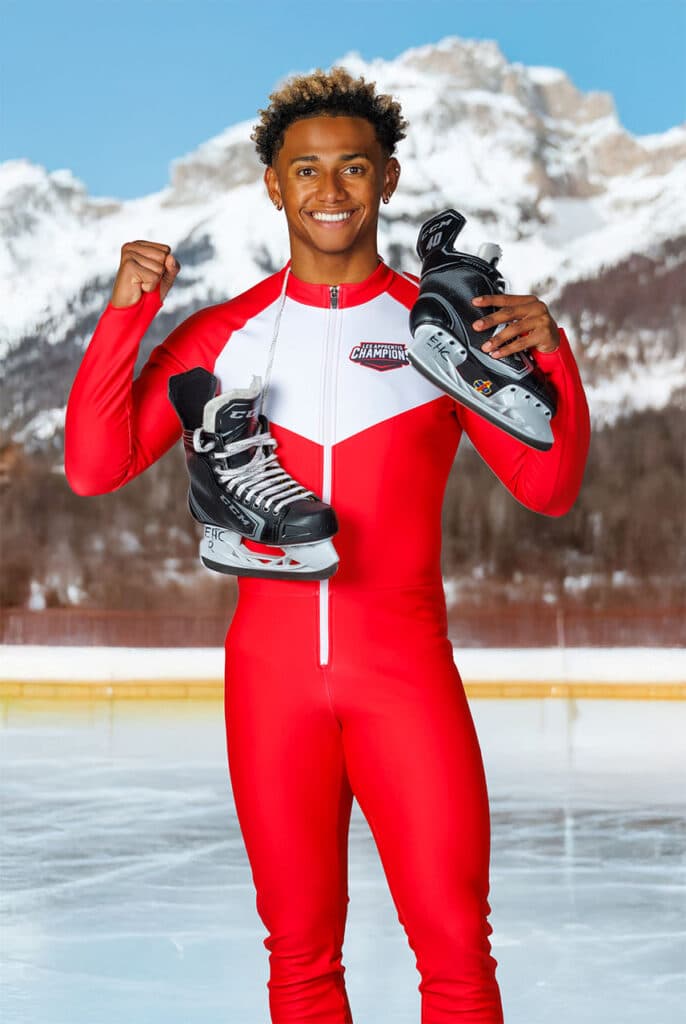 Valentin Les Apprentis Champions au ski