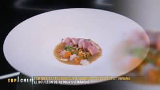 Recette bouillon de maquereau de Léa (Top Chef 2026) : une entrée gastronomique à 3,30€
