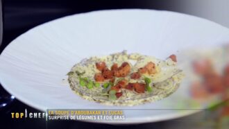 Soupe surprise revisitée de Lucas et Aboubakar (Top Chef 2026) : la recette gastronomique qui cache un secret dans l’assiette