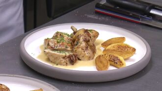 Cauchemar en cuisine : la recette de la volaille farcie aux champignons et sauce au calvados de Philippe Etchebest