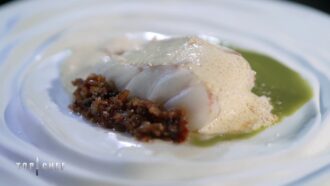 Recette cabillaud sauce XO et sabayon meunière (Top Chef 2026) : le plat fusion d’Alexy qui a bluffé le jury