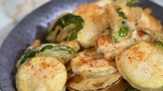 Tous en cuisine avec Cyril Lignac : recette de tempura de légumes, mayonnaise cocktail